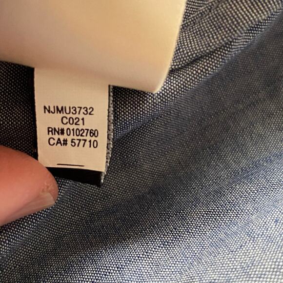 KATE SPADE New York Chambray Blaire Fit & Flare Smocked Waist Dress, Size 0 - Picture 12 of 13